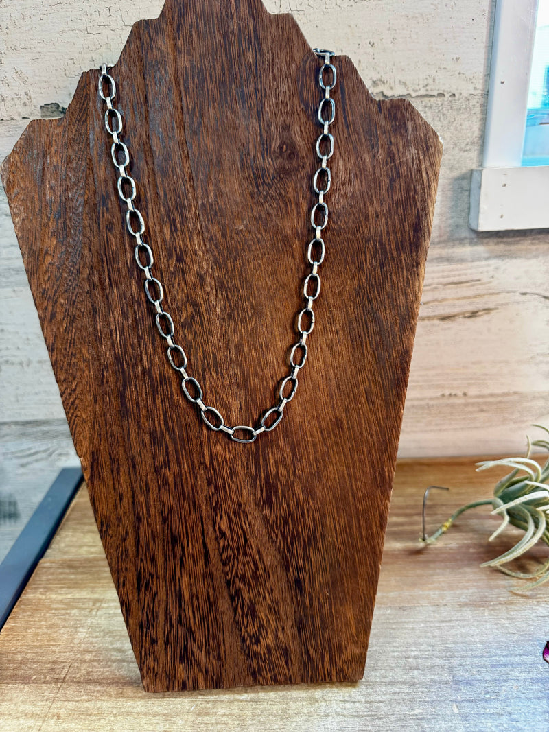 20 inch rope necklace - Sterling silver