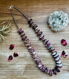 22 inch - NFR collection - sterling silver, purple spiny