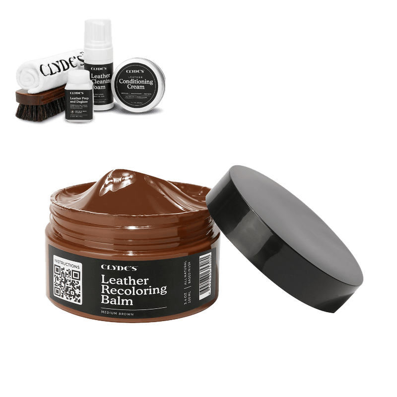 Clyde's 4-Step Leather Recoloring Kit