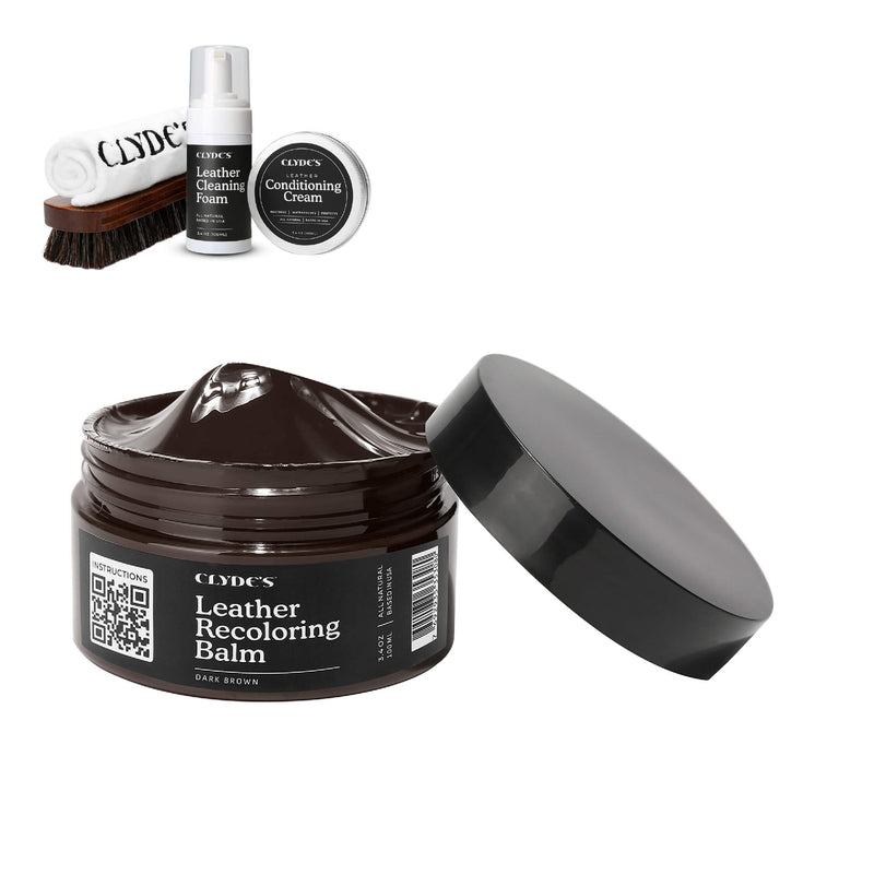 Clyde's 4-Step Leather Recoloring Kit