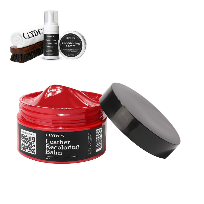Clyde's 4-Step Leather Recoloring Kit