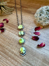 4 Stones Palomino turquoise necklace