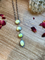 4 Stones Palomino turquoise necklace II