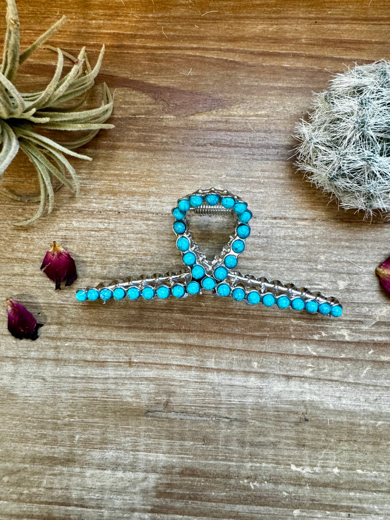 Turquoise Hair Clips