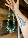 22 inch - NFR collection - sterling silver and turquoise