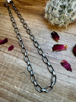 18 inch rope necklace - Sterling silver