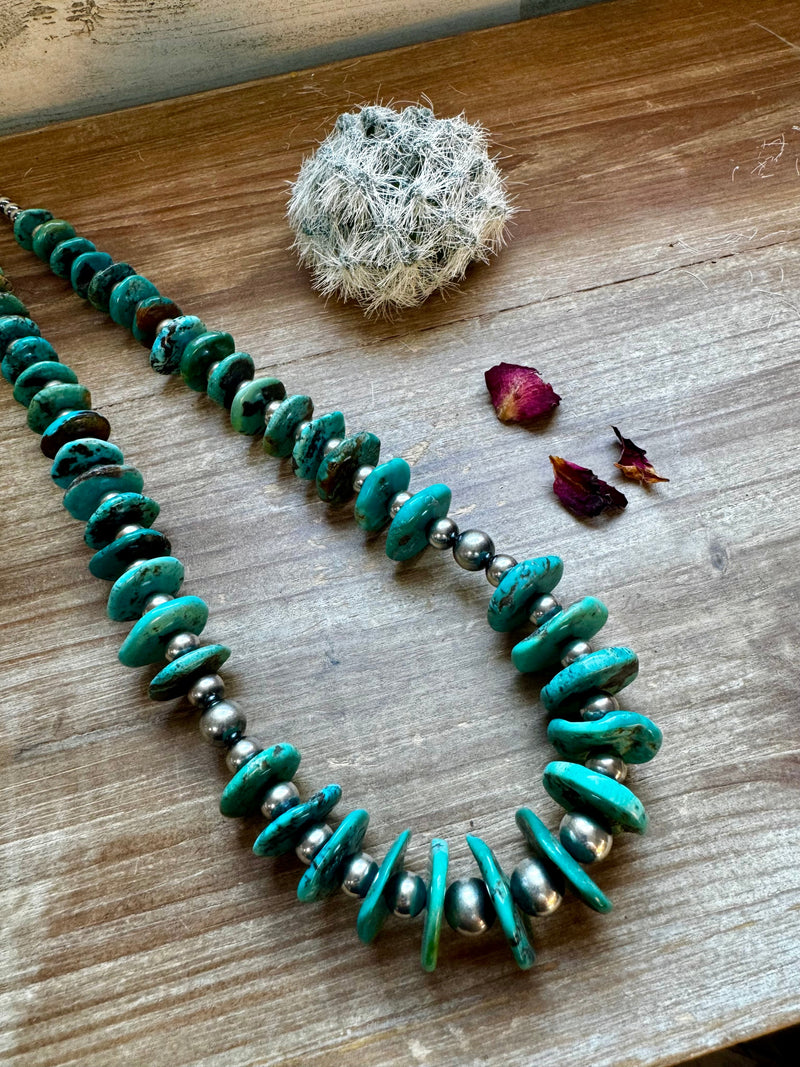 25 inch - NFR collection - sterling silver and turquoise