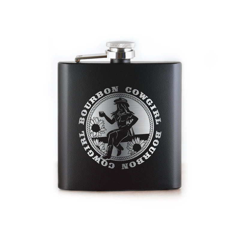 Cowgirl Flask Gift - Bourbon Cowgirl