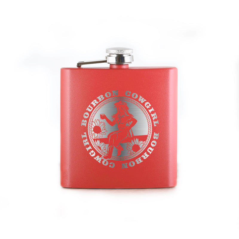 Cowgirl Flask Gift - Bourbon Cowgirl