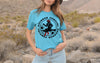 Bourbon Cowgirl Logo Turquoise Tshirt - Bourbon Cowgirl