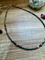 20 inch - NFR collection - sterling silver and purple spiny