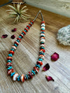 26 inch - NFR collection - sterling silver, red spiny & Turquoise