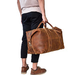 The Eira Duffle Bag | Vintage Leather Weekender