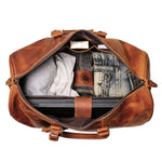 The Brandt Weekender | Small Leather Duffle Bag