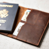 Priam Handmade Leather Passport Cover