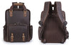 The Gaetano | Large Leather Backpack Camera Bag with Tripod Holder