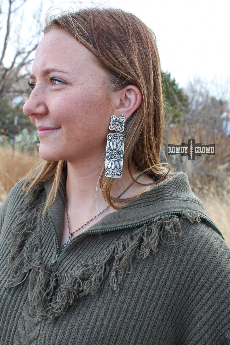 Silver Dollar Earrings