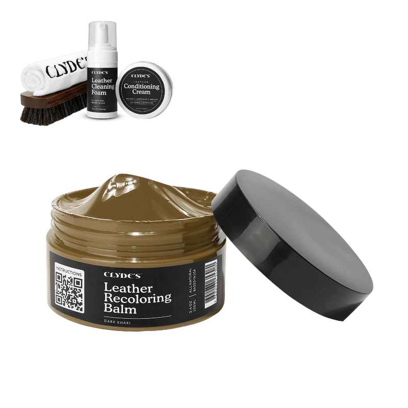 Clyde's 4-Step Leather Recoloring Kit