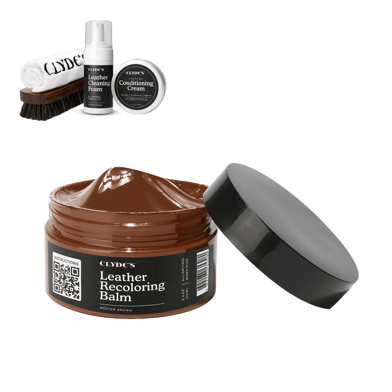 Clyde's 4-Step Leather Recoloring Kit