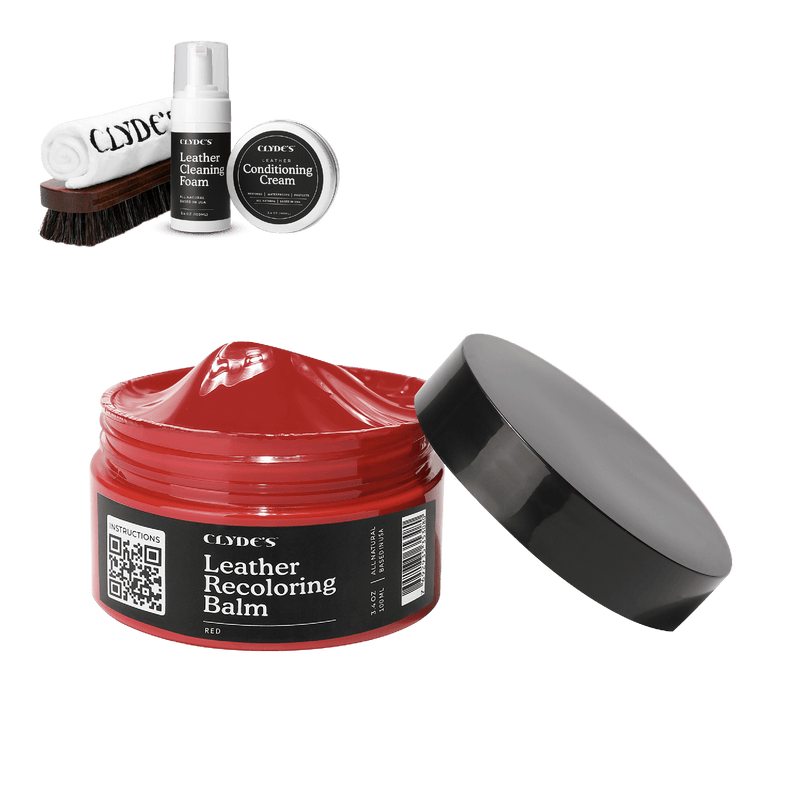 Clyde's 4-Step Leather Recoloring Kit