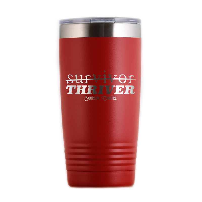 Survivor Thriver Travel Coffee Tumbler