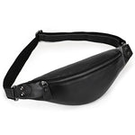 The Walcott Leather Waist Bag | Black Leather Fanny Pack