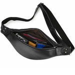 The Walcott Leather Waist Bag | Black Leather Fanny Pack