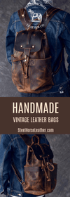 The Olaf Rucksack | Vintage Leather Travel Backpack
