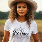 Boot Stitch Yee Haw T-Shirt Bourbon Cowgirl