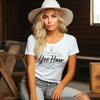 Boot Stitch Yee Haw T-Shirt Bourbon Cowgirl