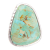 Abstract Blue Turquoise and Sterling Silver Ring