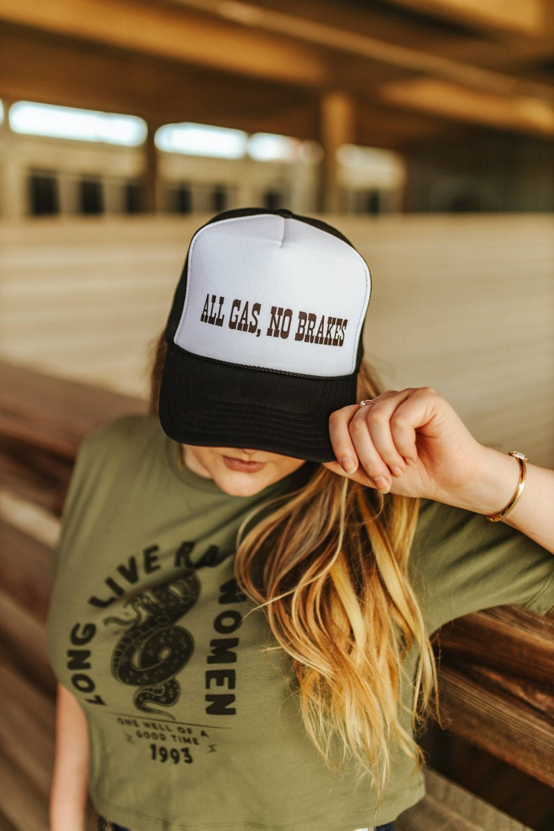 All Gas, No Brakes Trucker Hat