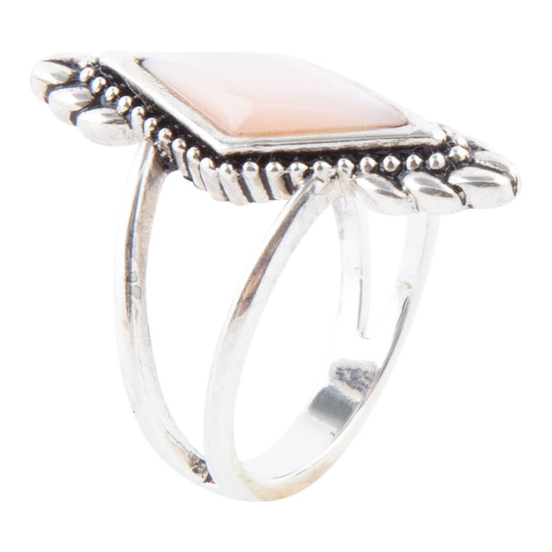 Anemone Ring - Pink Mother of Pearl