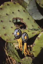 Oval Concho Earrings