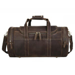 The Wainwright Weekender | Round  Vintage Leather Weekender