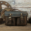 The Faust Leather Camera Bag | Crossbody Vintage Camera Messenger Bag