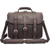 The Gustav Messenger Bag | Large Capacity Vintage Leather Messenger Bag