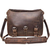 The Gustav Messenger Bag | Large Capacity Vintage Leather Messenger Bag