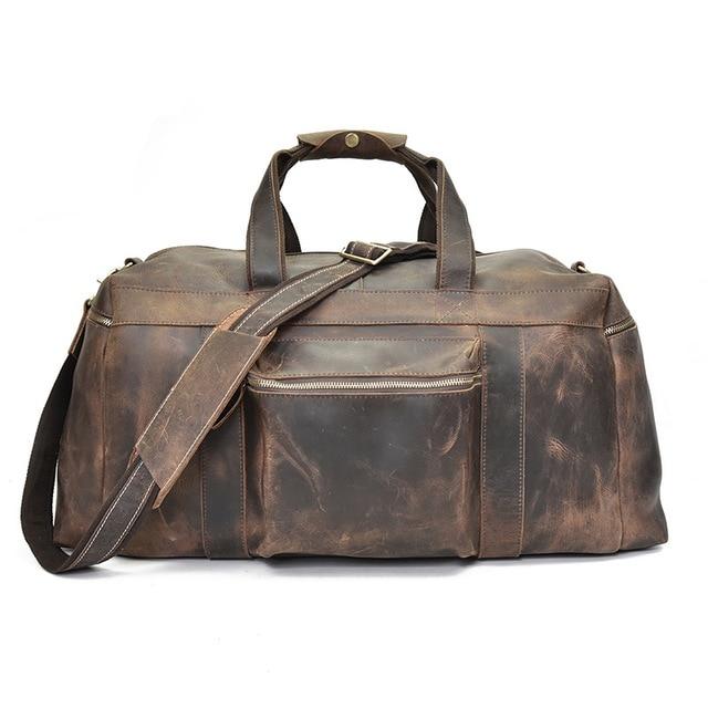 The Colden Duffle Bag | Large Capacity Leather Weekender