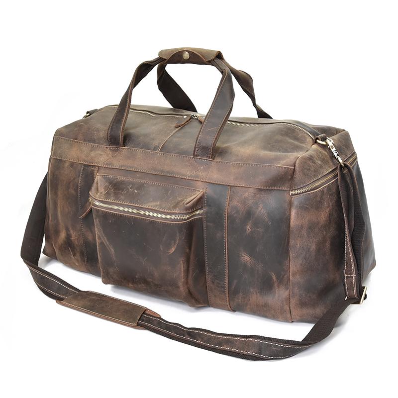 The Colden Duffle Bag | Large Capacity Leather Weekender