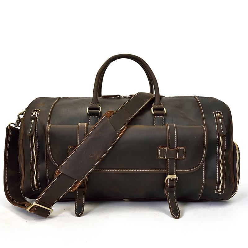 The Bard Weekender | Handmade Leather Duffle Bag