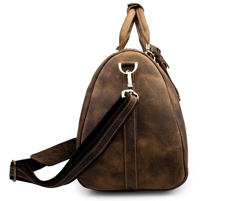 The Brandt Weekender | Small Leather Duffle Bag