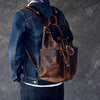 The Olaf Rucksack | Vintage Leather Travel Backpack