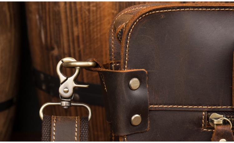 The Viggo Briefcase | Genuine Leather Messenger Bag