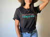 Survivor Thriver Black Graphic Tee Shirt - Bourbon Cowgirl