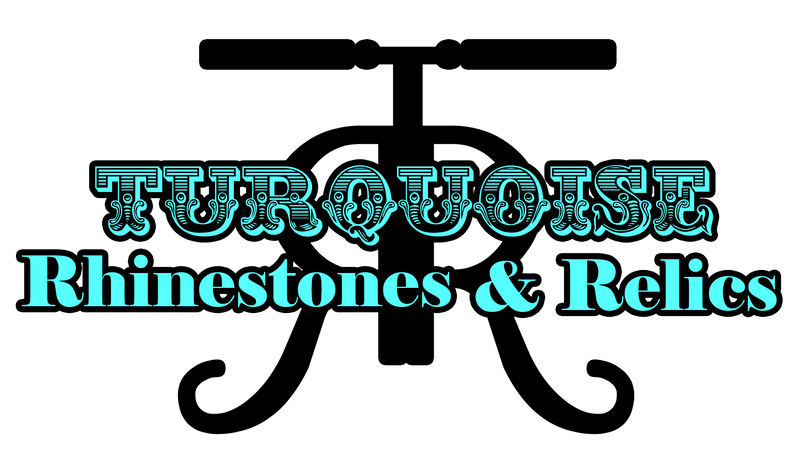 Turquoise Rhinestones & Relics