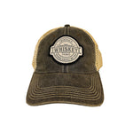 I Wonder if Whiskey Thinks About Me Too Distressed Snap Back Trucker Hat